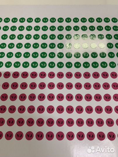 Печать наклеек, этикеток, стикеров