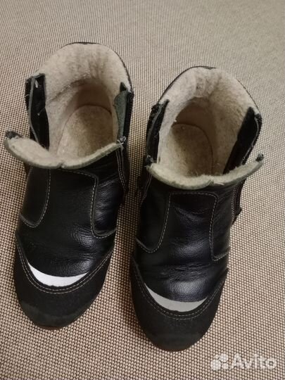 Ботинки из натуральной кожи, 28 размер (17,5 см)