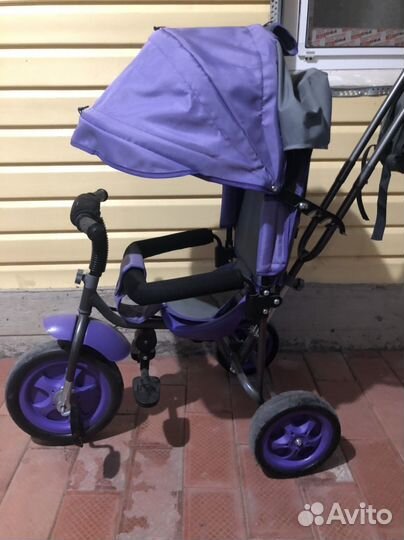 Трехколесный велосипед коляска