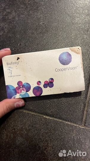 Контактные линзы Biofinity CooperVision (6 штук)