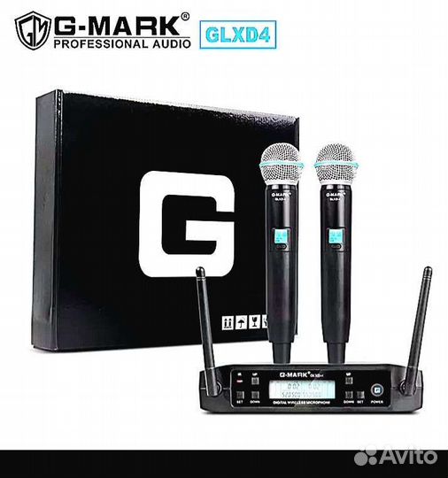 G-mark Glxd4 профессиональная UHF новая радиосист
