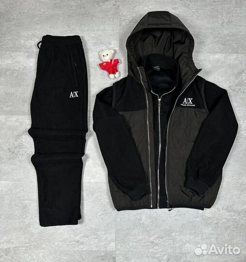 Мужская Тройка Спортивный костюм и Жилетка