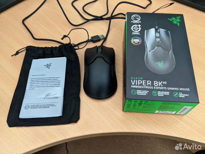 Игровая мышь razer viper 8khz