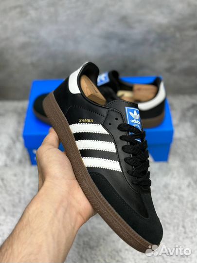 Кроссовки Adidas Samba Black унисекс