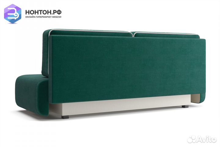 Диван еврокнижка Нео изумрудный