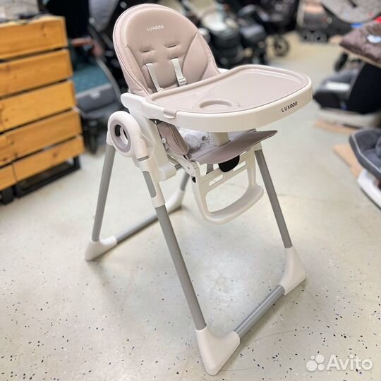 Стульчик-шезлонг для кормления экокожа