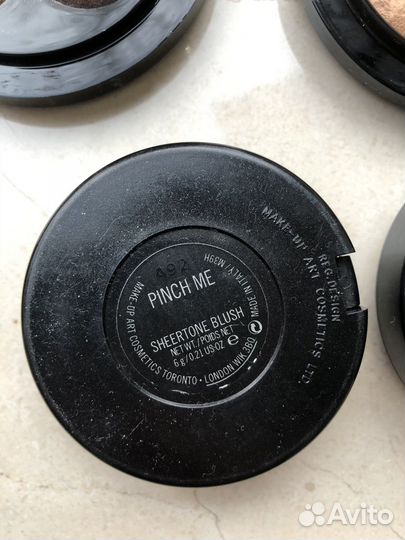 Румяна mac pinch me,desert rose Тени для глаз mac