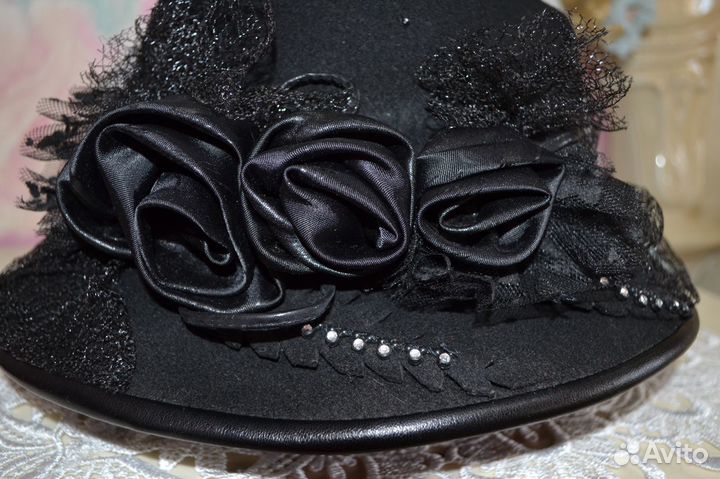 Шляпа чёрная, новая