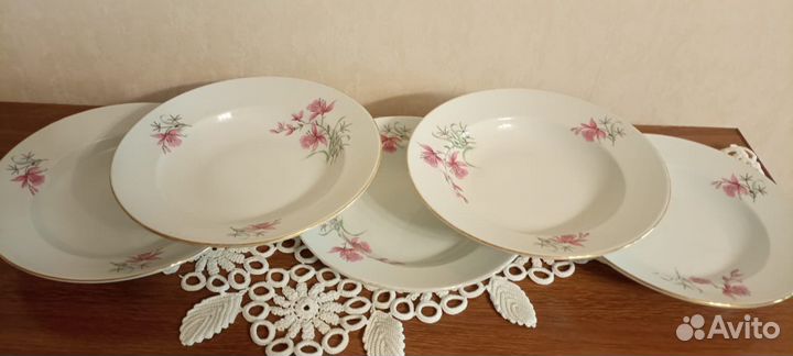 Тарелки Чехословакия 5шт