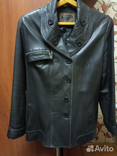 Куртка кожаная женская 48 50 размер