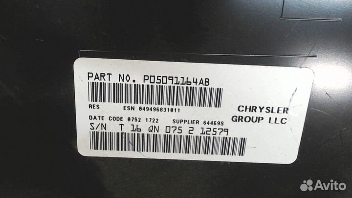 Магнитола Dodge Ram 2008, 2012