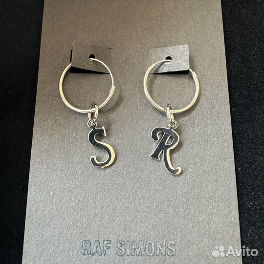 Серьги Raf Simons earrings оригинал