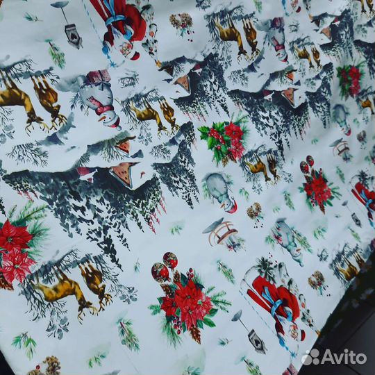Клеенка новогодняя