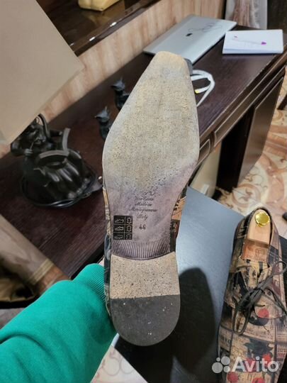 Полуботинки мужские Италия, р. 44