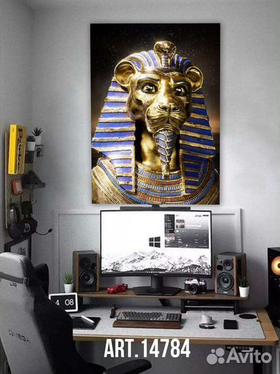 NFT постеры (Картина Брутальные Львы