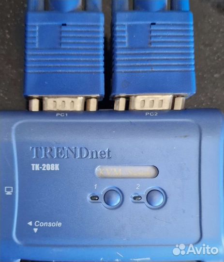 Комплект с 2-портовым переключат.trendnet тк-208K