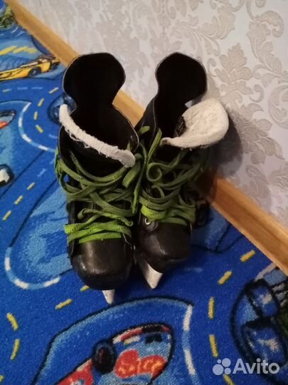 Хоккейные детские коньки bauer 34 размер