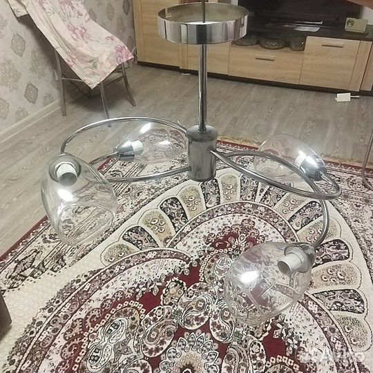 Люстра потолочная подвесная бу