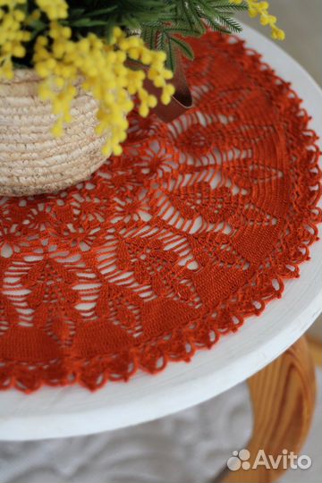 Салфетка вязанная
