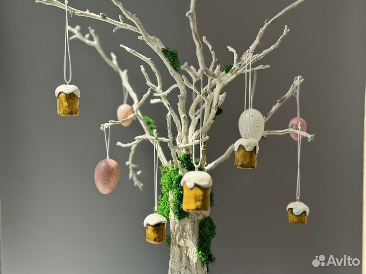 Пасхальный декор кулич