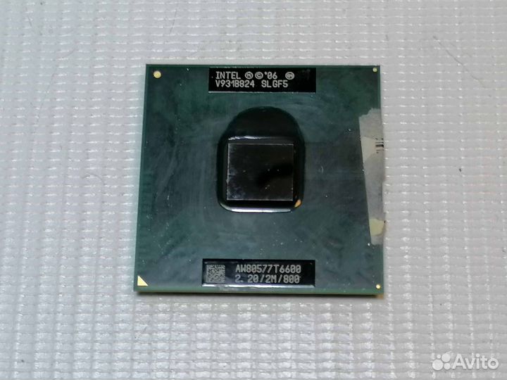 Процессор Intel Core 2 Duo T6600 slgf5