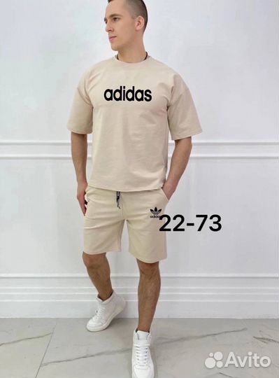 Спортивный костюм мужской шорты и футболка новый