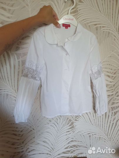 Рубашка школьная для девочки 128