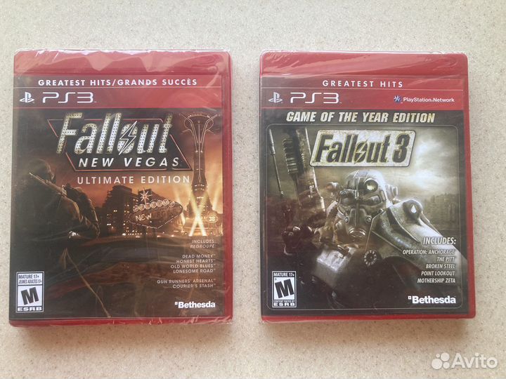 Fallout 3 goty + New Vegas со всеми DLC (новые)