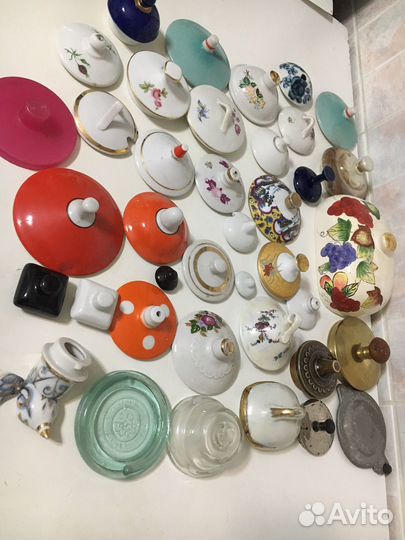 Вазы на ножках, крышечки на заваррик, бюветница