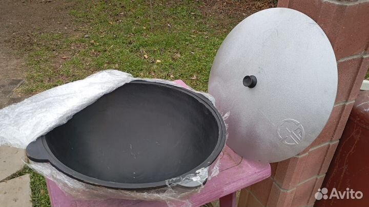 Казан чугунный узбекский 40 литров