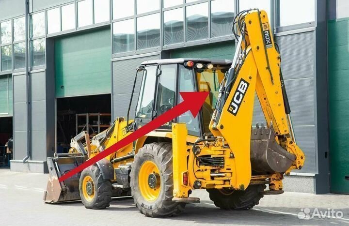 Стекло заднее на JCB 3 cx-4cx India