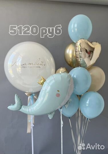 Воздушные шары на выписку из роддома