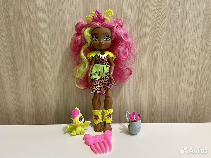 Кукла Cave club Фернесса и птеродактиль кэйв клаб