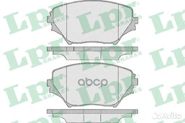 Колодки тормозные дисковые 05P958 Lpr