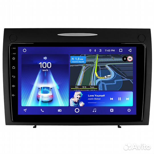 Магнитола Mercedes SLK R171 2004-2011 teyes мерс