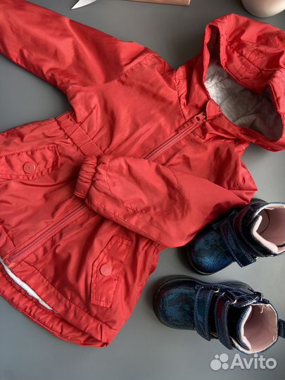 Куртка детская 80 и ботинки (осень)