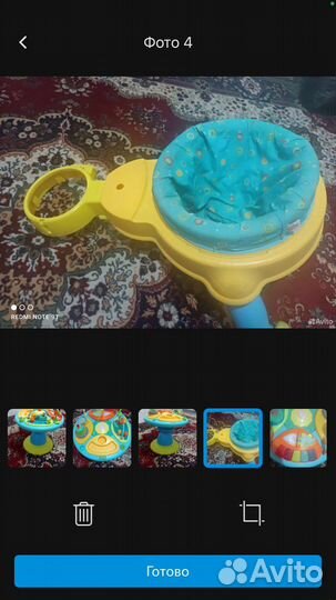 Развивающий столик. Ходунок