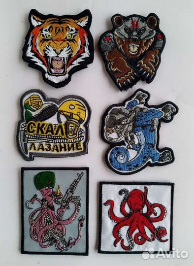 Нашивки, патчи в наличии и на заказ