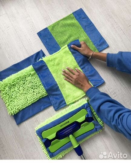 Универсальная швабра с двумя насадками