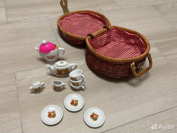 Набор детской посуды фарфор