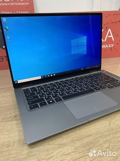 Ноутбук с сенсорным экраном Dell 7400 i7-8gen/16Gb