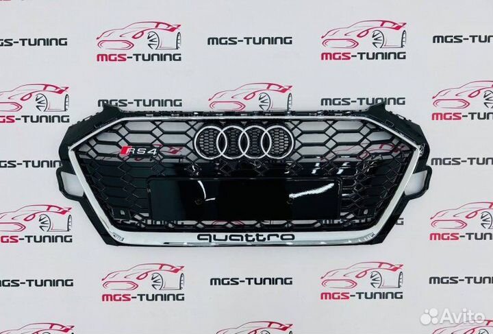 Решетка в стиле RS4 #1 для Audi A4 19+