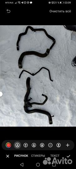 Продам патрубки системы охлаждения Рено kaptur