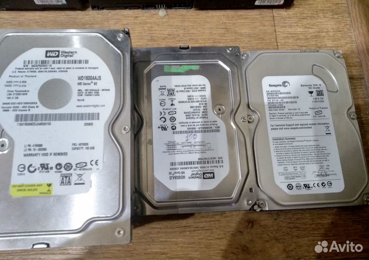 Жесткие диски SATA от 80гб до 2тб