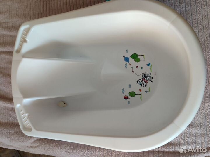Ванночка для купания+сиденье для купания