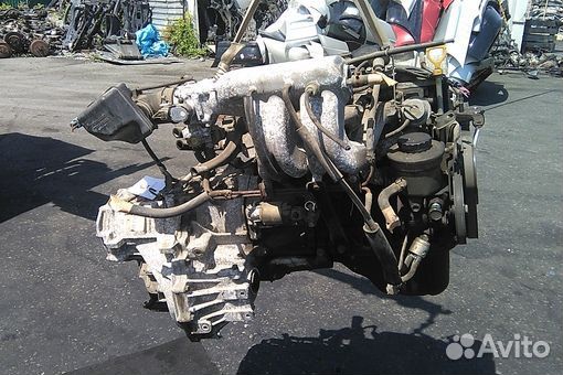 Двигатель в сборе двс toyota premio AT210 4A-FE 19