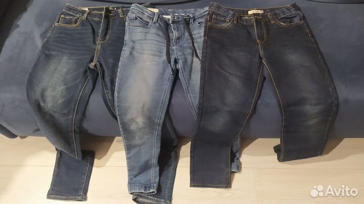 Джинсы для мальчика 11-13 лет