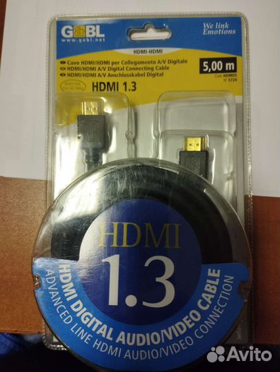 Gebl Кабель hdmi 5 метров