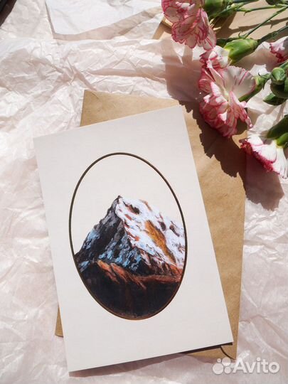 Авторские открытки с горами