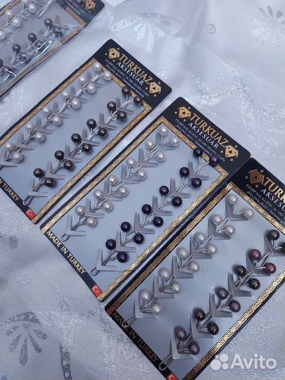 Клипсы для платков шарфов 2 упаковки